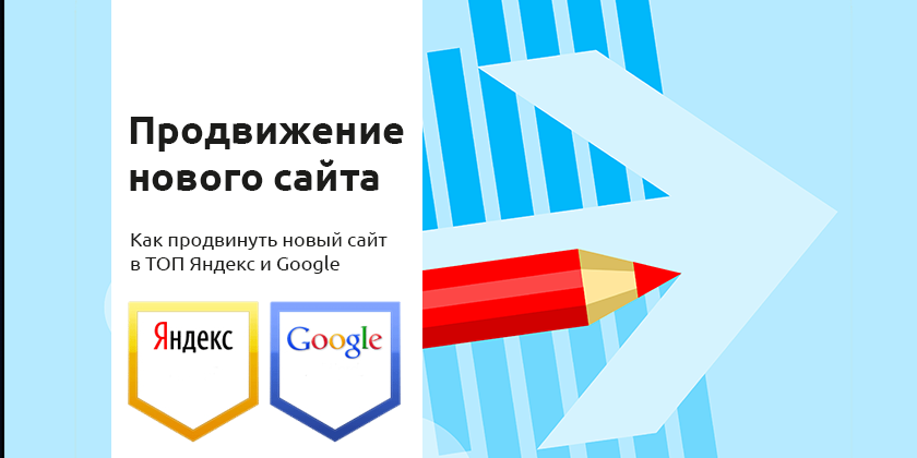 Продвижение нового сайта в ТОП выдачи Яндекс, Google