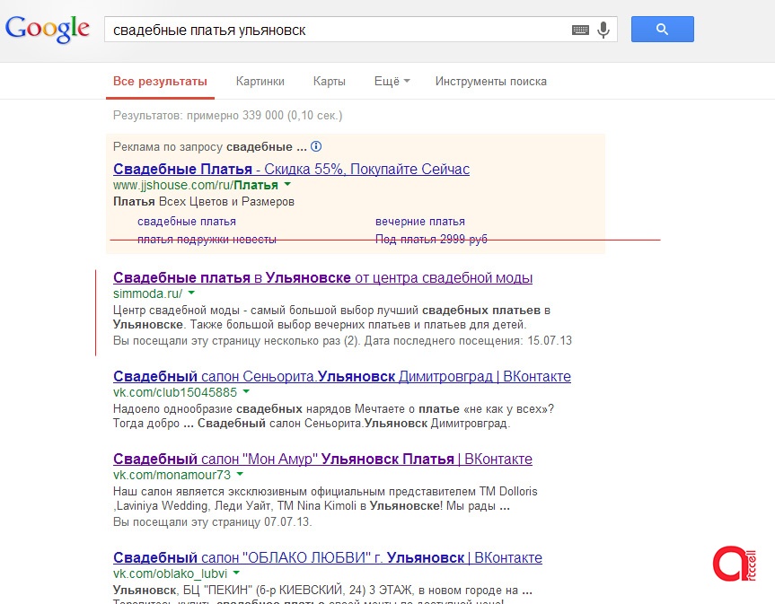 Продвижение сайта по продаже свадебных платьев "Симмода" 0 Продвижение сайта по продаже свадебных платьев "Симмода" 0